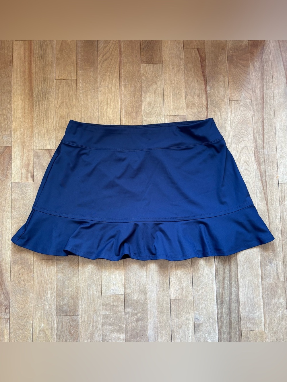 Tommy Bahama Navy Mini Skirt or Skort with Ruffle Hem XL